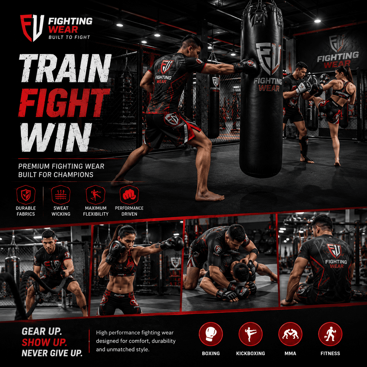 Champion Wear fighting gear training gym
